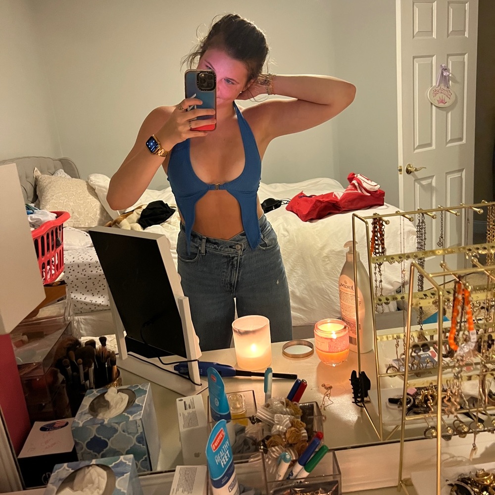 Blue SHEIN top